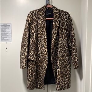 Leopard Print Women's Coat